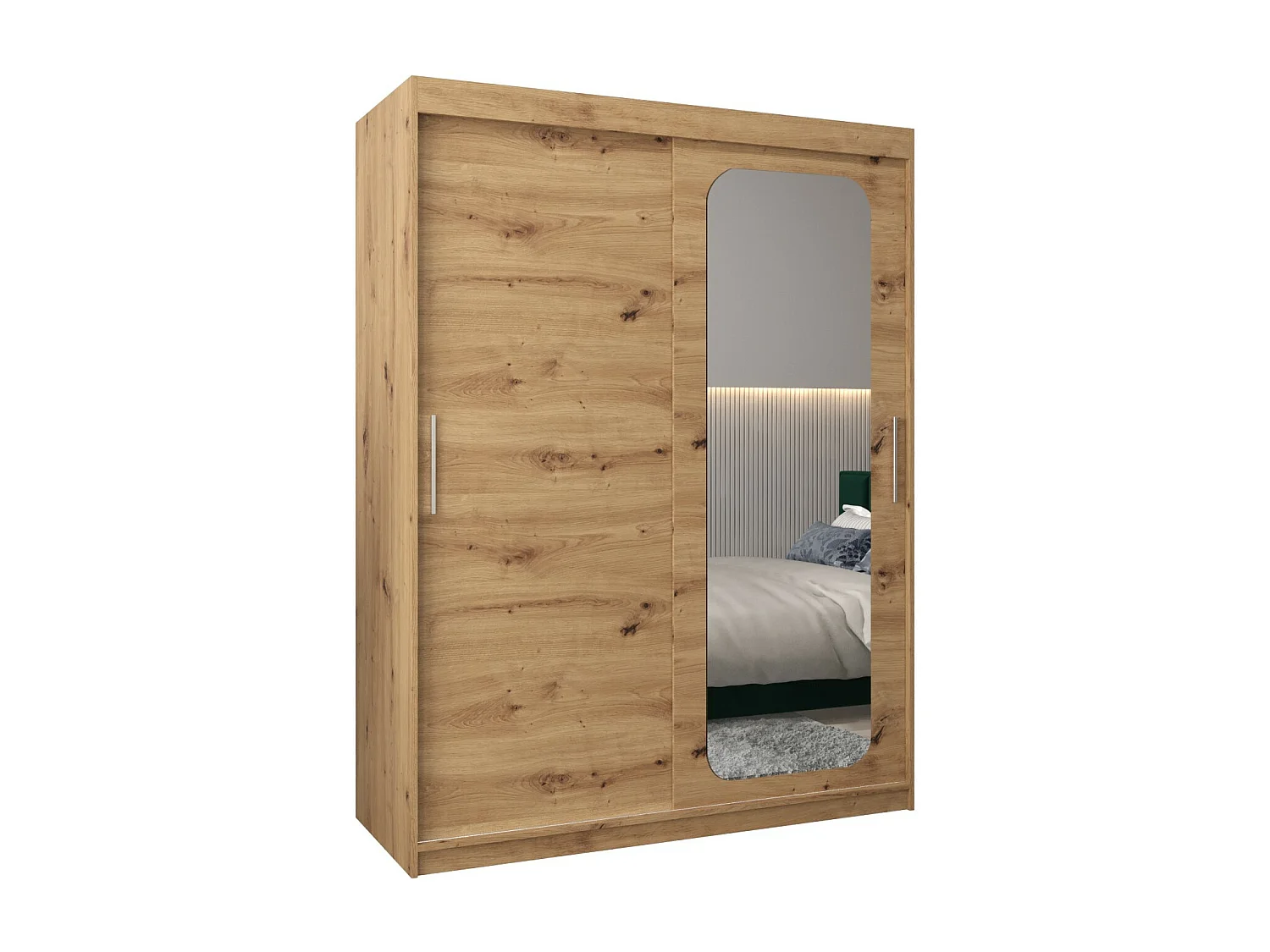 SCHWEBETÜRENSCHRANK PROMO T2 200/150/62 2-türig (Artisan/Artisan)