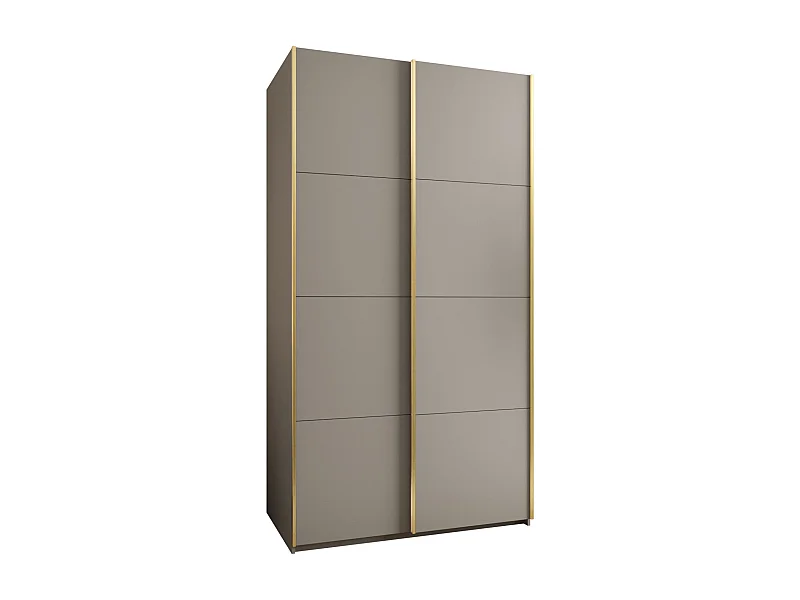 Armadio Lux 1 245,5/140/64 (Cachemire/Cachemire/Gold)