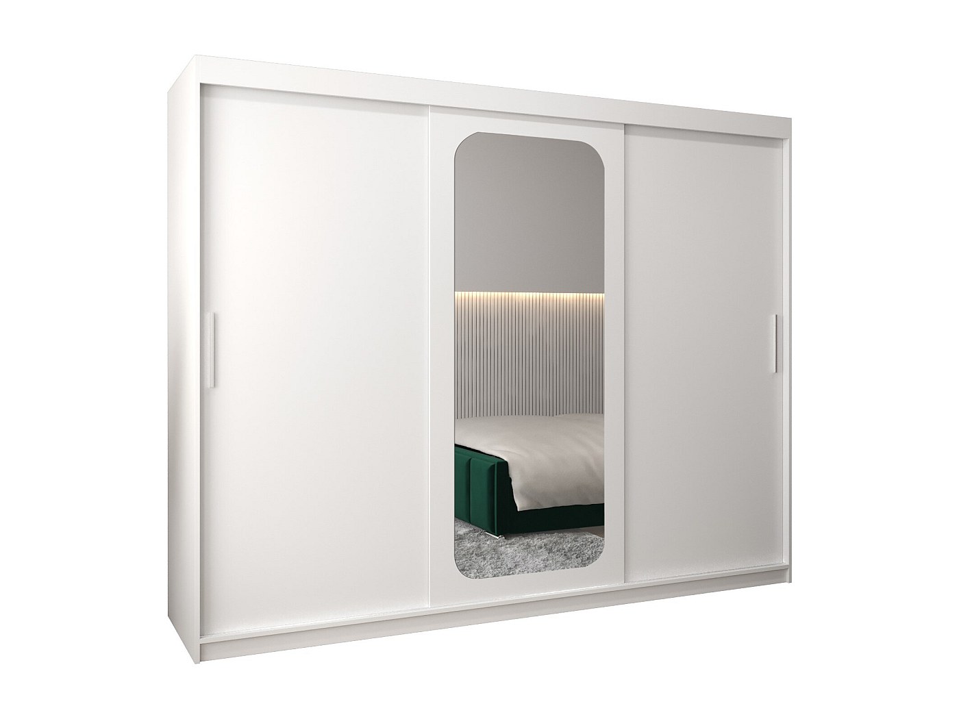 Armadio Porta Opaco Con Piastra IDE GN252015 - Grigio, 250x200x150 Mm, IK10