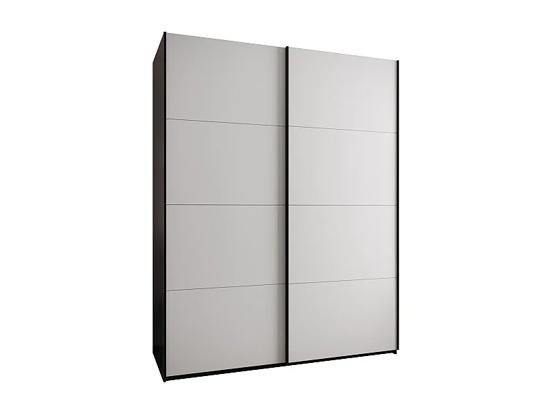 Armadio Lux 1 245,5/190/64 (Nero/Blanc/Nero)