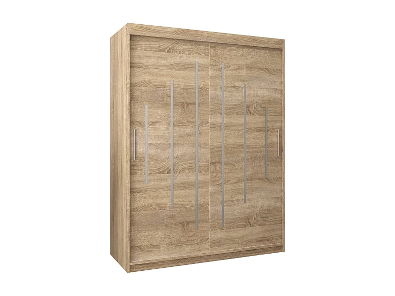 SCHWEBETÜRENSCHRANK YORK 200/150/62 2-türig (Sonoma/Sonoma)