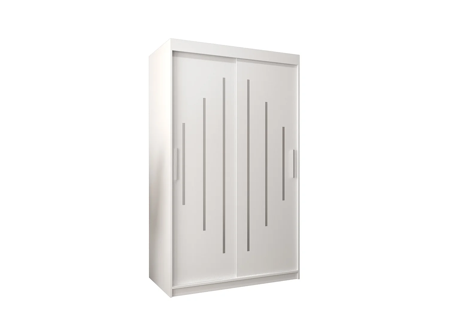 SCHWEBETÜRENSCHRANK YORK 200/120/62 2-türig (Weiß/Weiß)