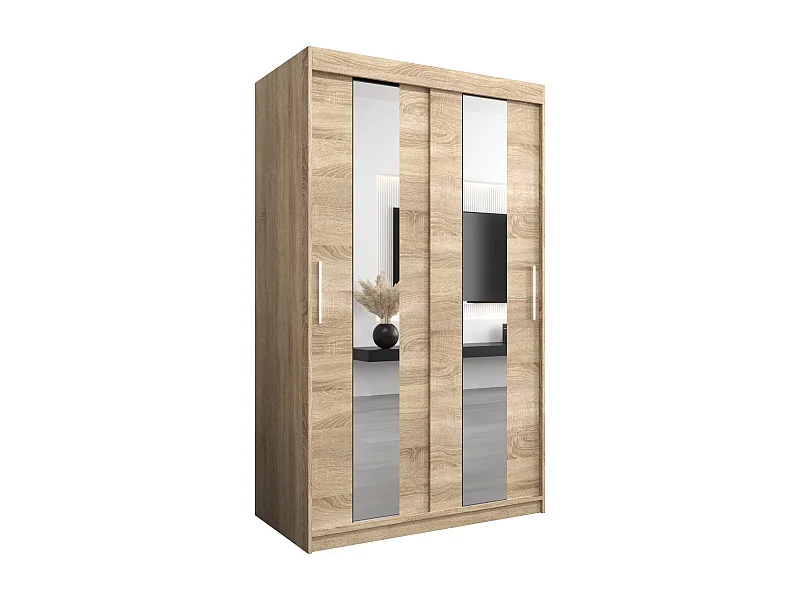 Armoire Pole À Portes Coulissantes 200/120/62 2 portes (Sonoma/Sonoma)