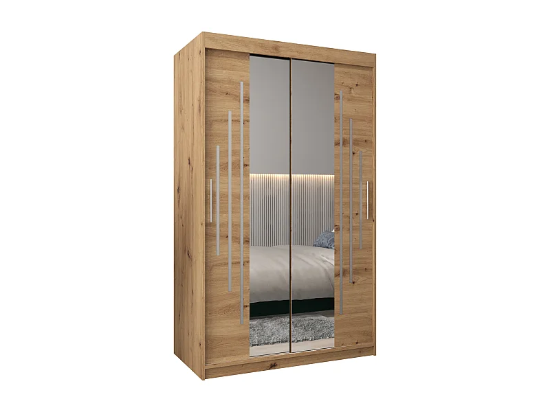 ARMADIO YORK 1 AD ANTE SCORREVOLI 200/120/62 2 porte (Artisan/Artisan)