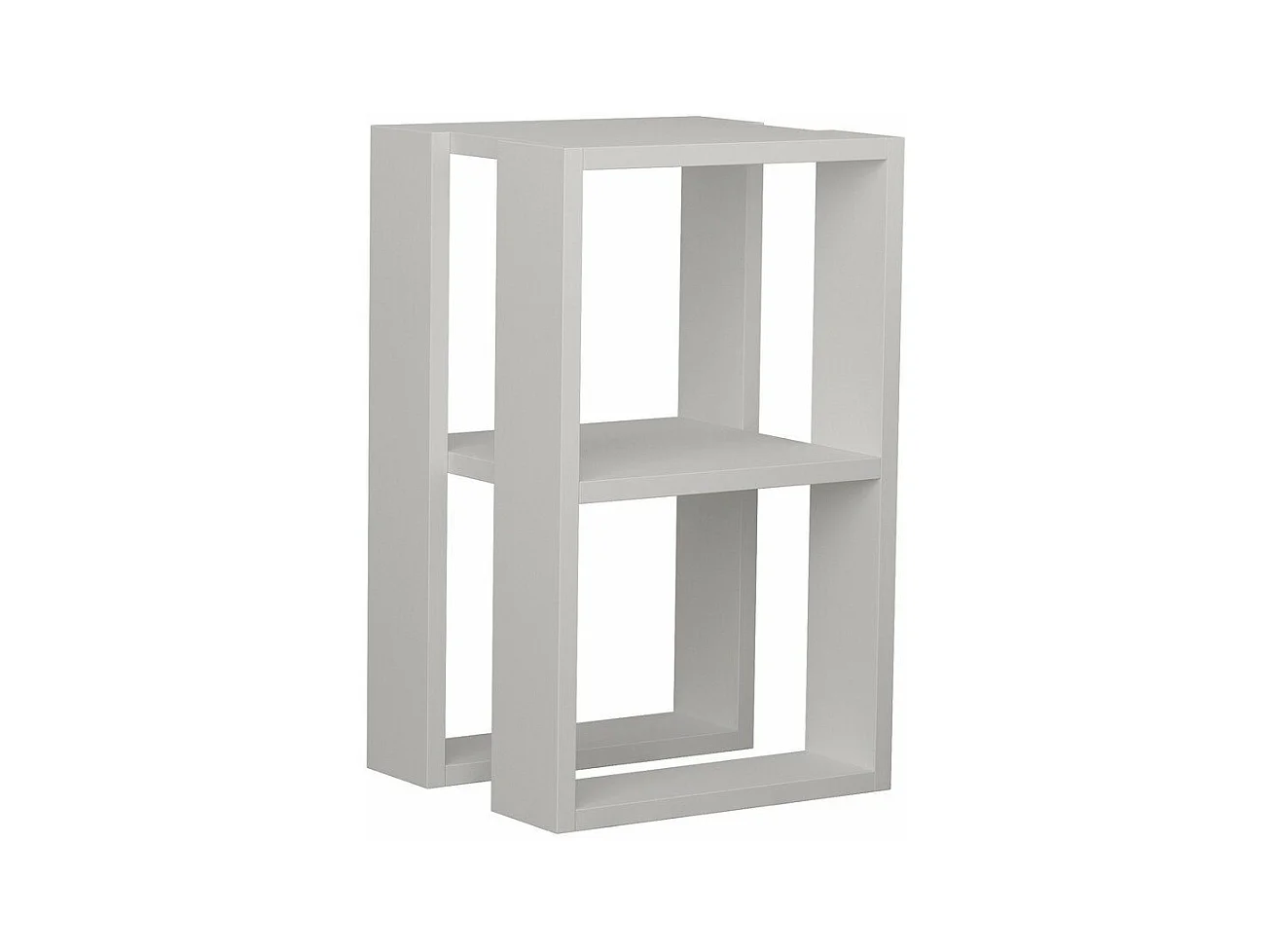 Table de chevet blanc H55 cm - LORRIE