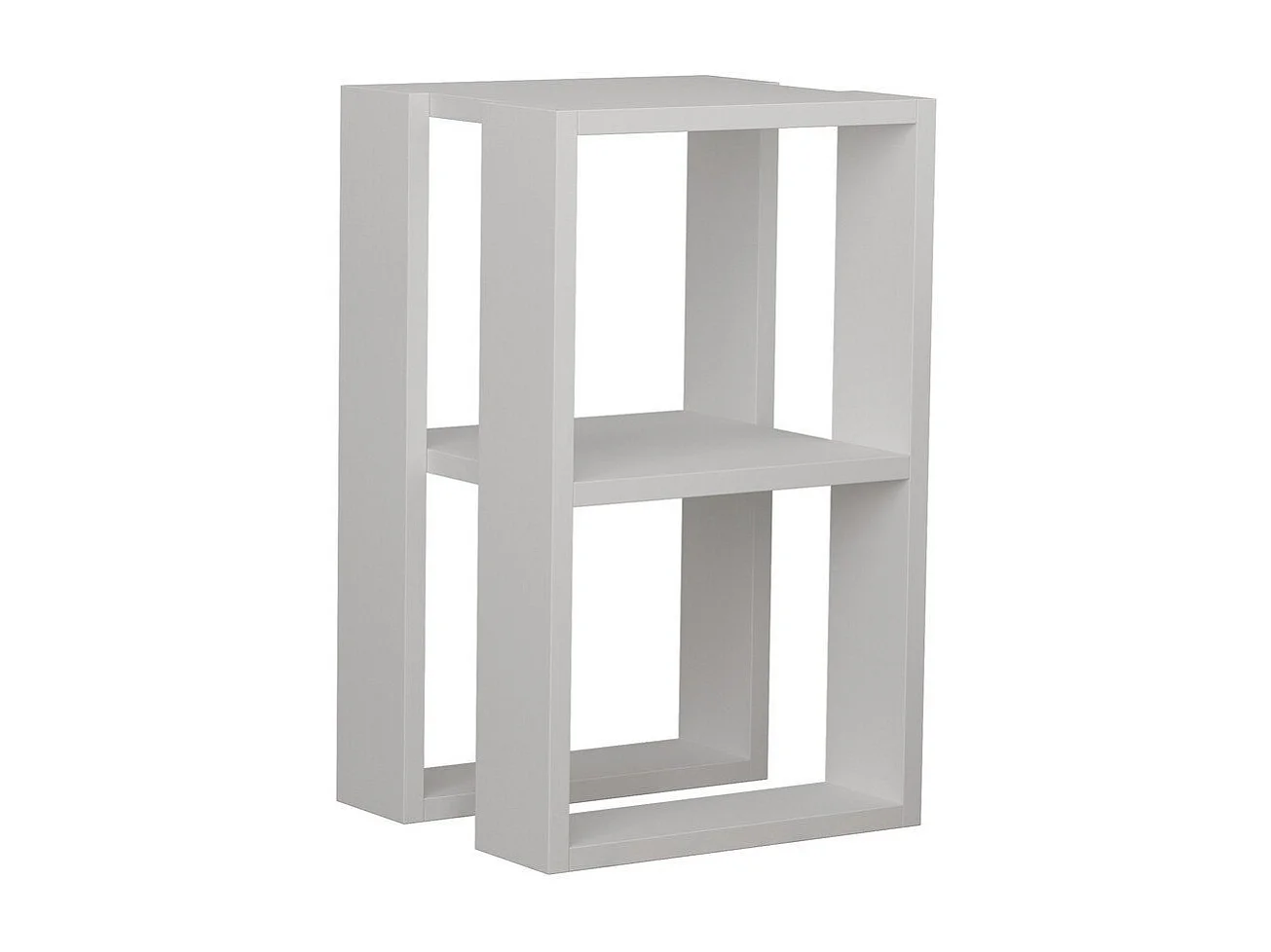 Table de chevet blanc H55 cm - LORRIE