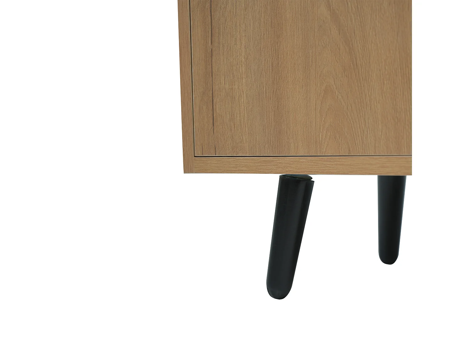 Schuhschrank - mit Bank und 3 Türen - Natur