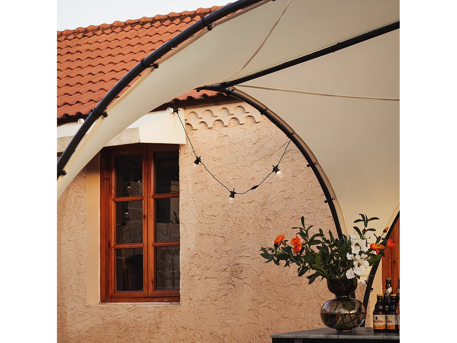 SoBuy KLS16-MI UV30 - Tonnelle de camping et de jardin pliable - Protection contre la pluie et le soleil - Pour fêtes, festivals