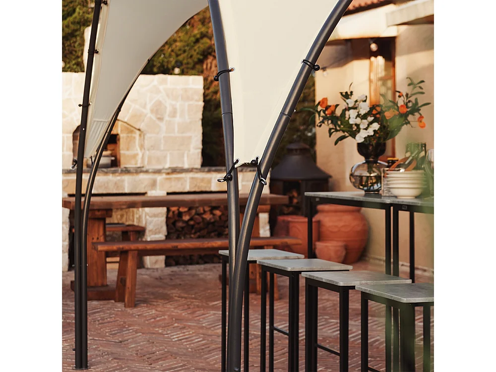 SoBuy KLS16-MI UV30 - Tonnelle de camping et de jardin pliable - Protection contre la pluie et le soleil - Pour fêtes, festivals