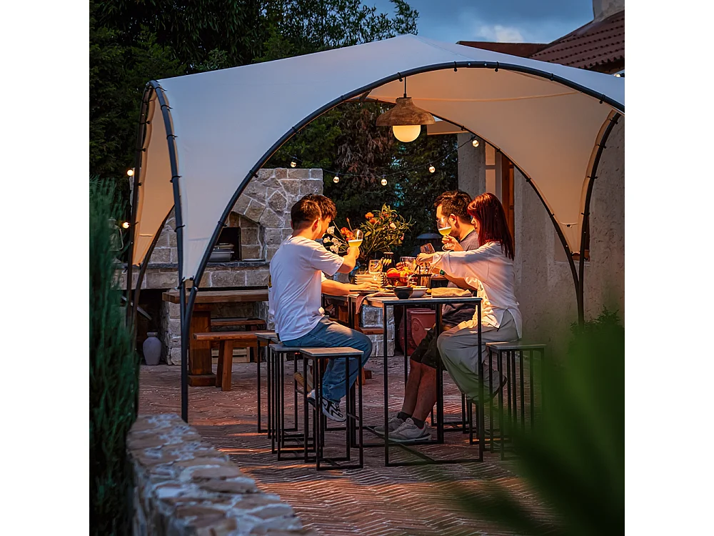 SoBuy KLS16-MI UV30 - Tonnelle de camping et de jardin pliable - Protection contre la pluie et le soleil - Pour fêtes, festivals