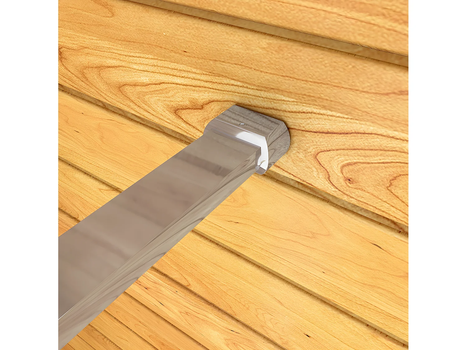 80x190cm Box Doccia Walk In Parete Fissa in Vetro Temperato 6 mm Anticalcare Multi Fasce Satinate Opache con Barra Stabilizzatrice 140cm Cromo Lucido