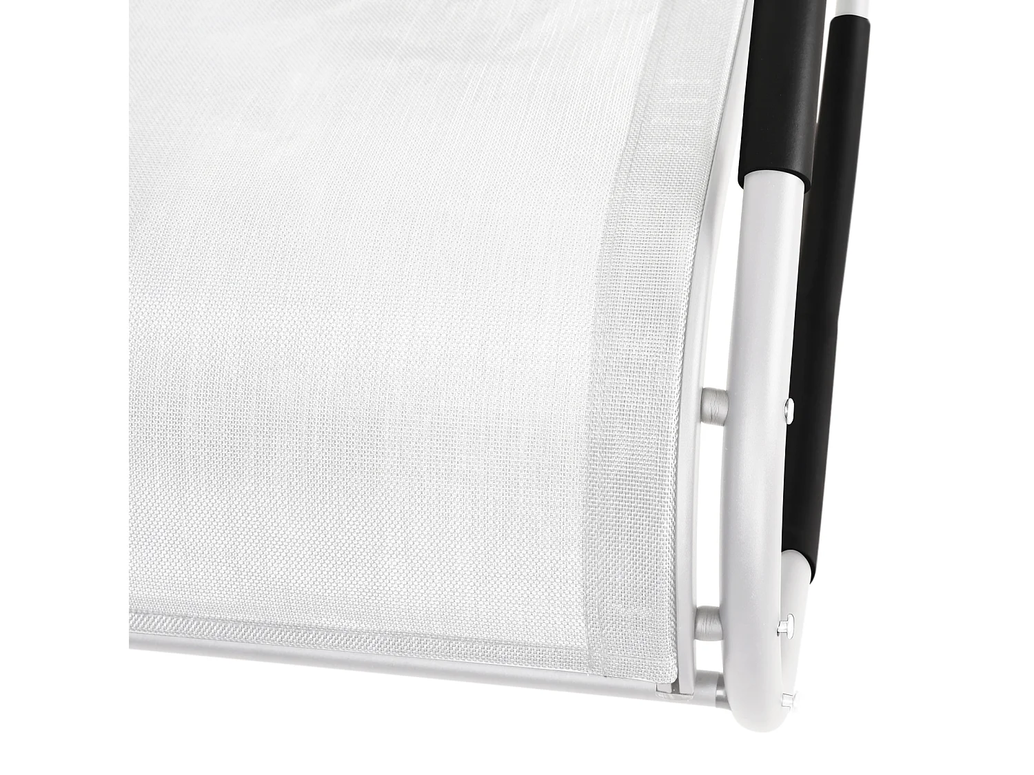 Fauteuil à bascule d'extérieur avec appui-tête