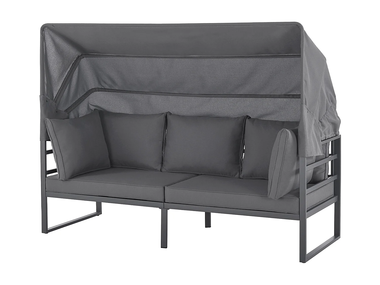 Ensemble de salon de jardin avec toit