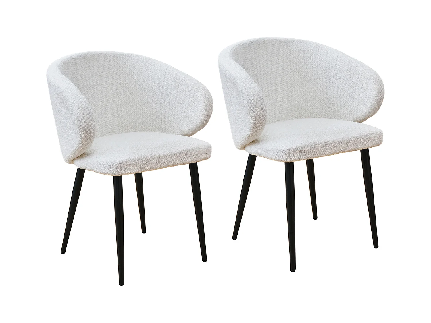 Lot de 2 chaises de salle à manger
