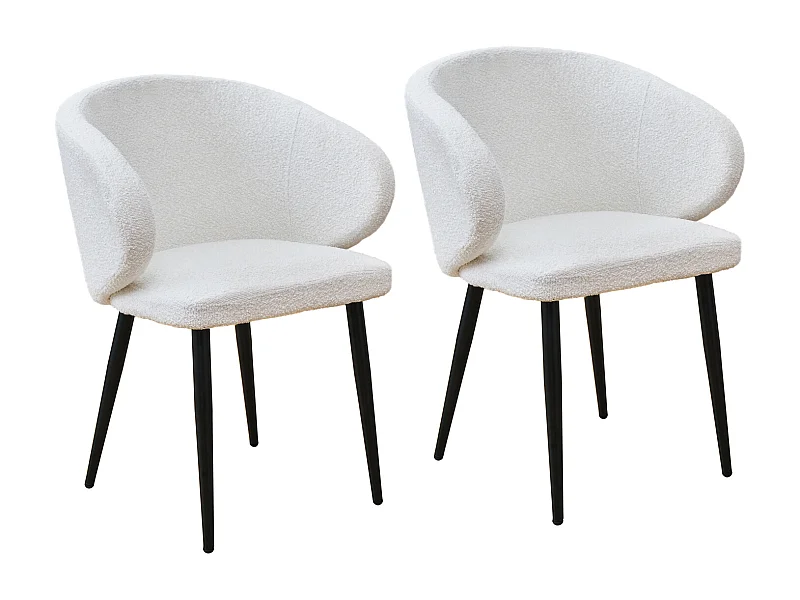 Lot de 2 chaises de salle à manger