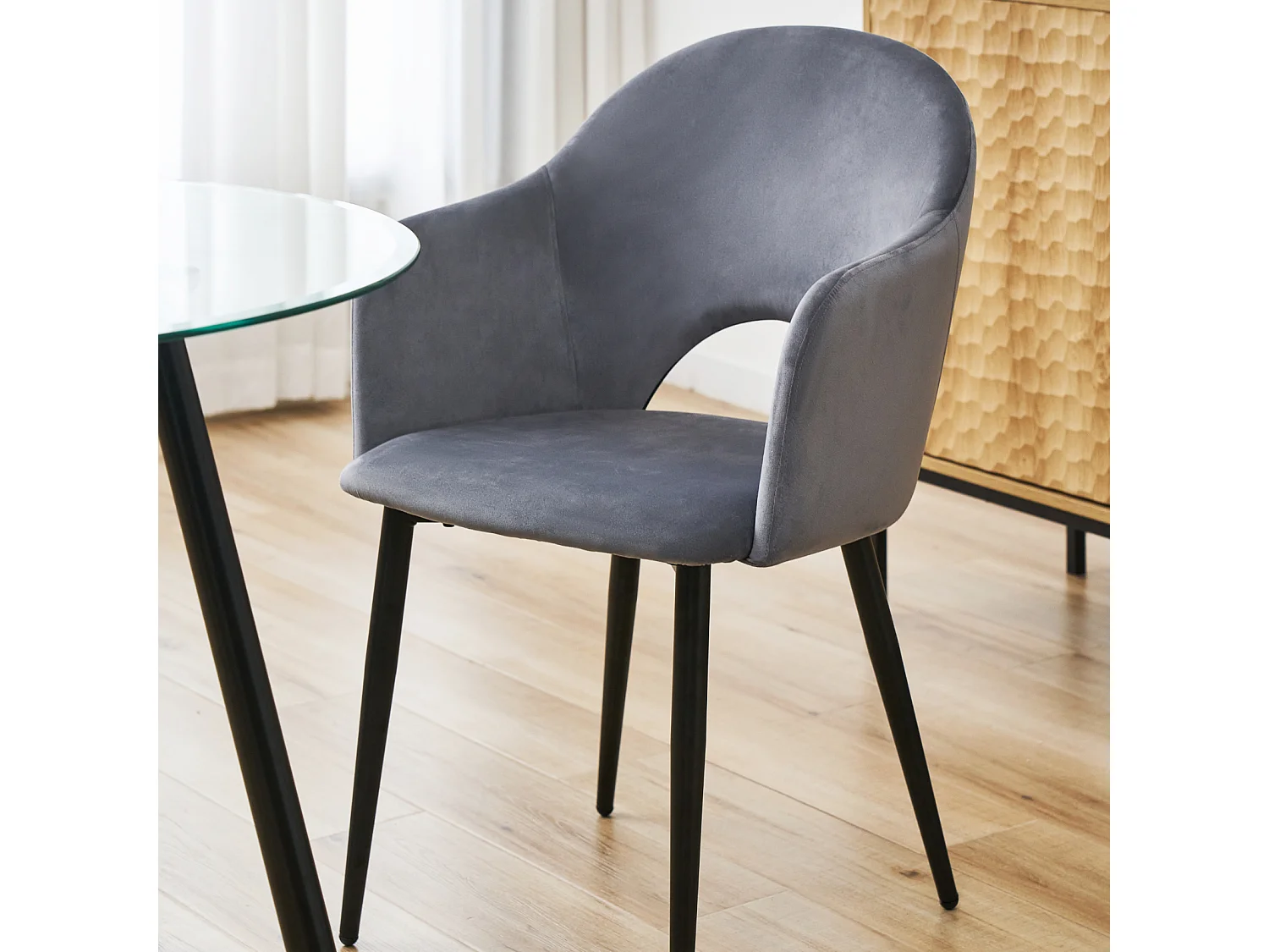 Lot de 2 chaises de salle à manger