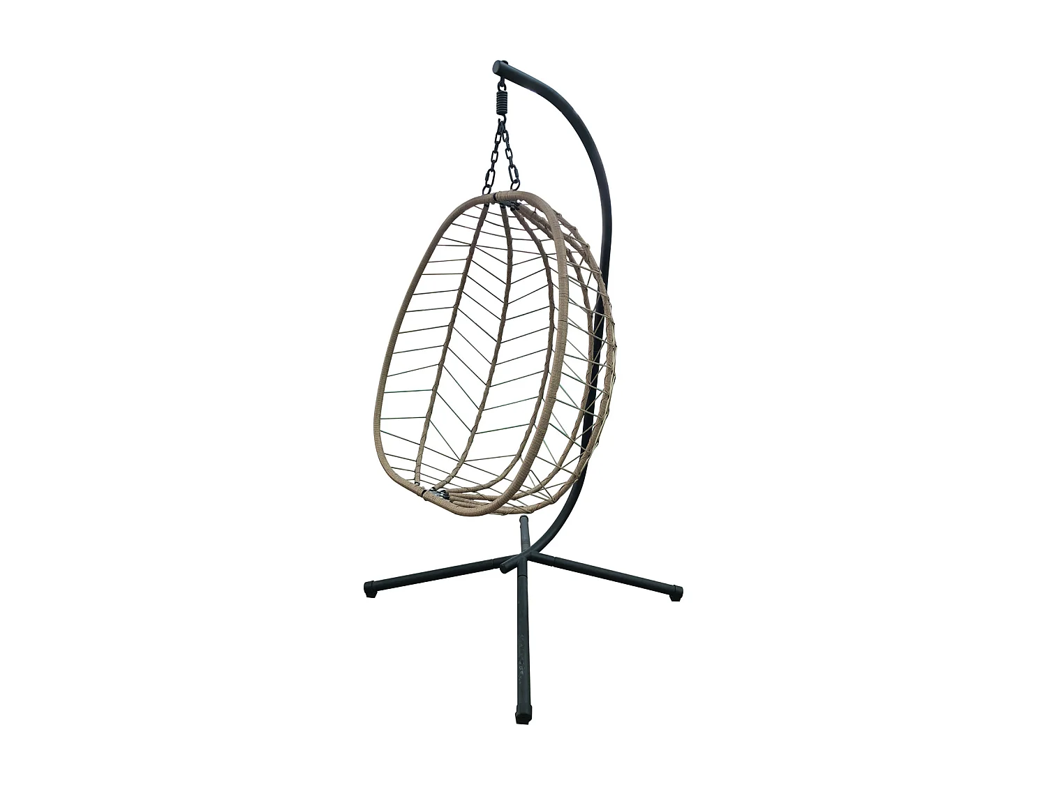 Chaise suspendue avec support pliable