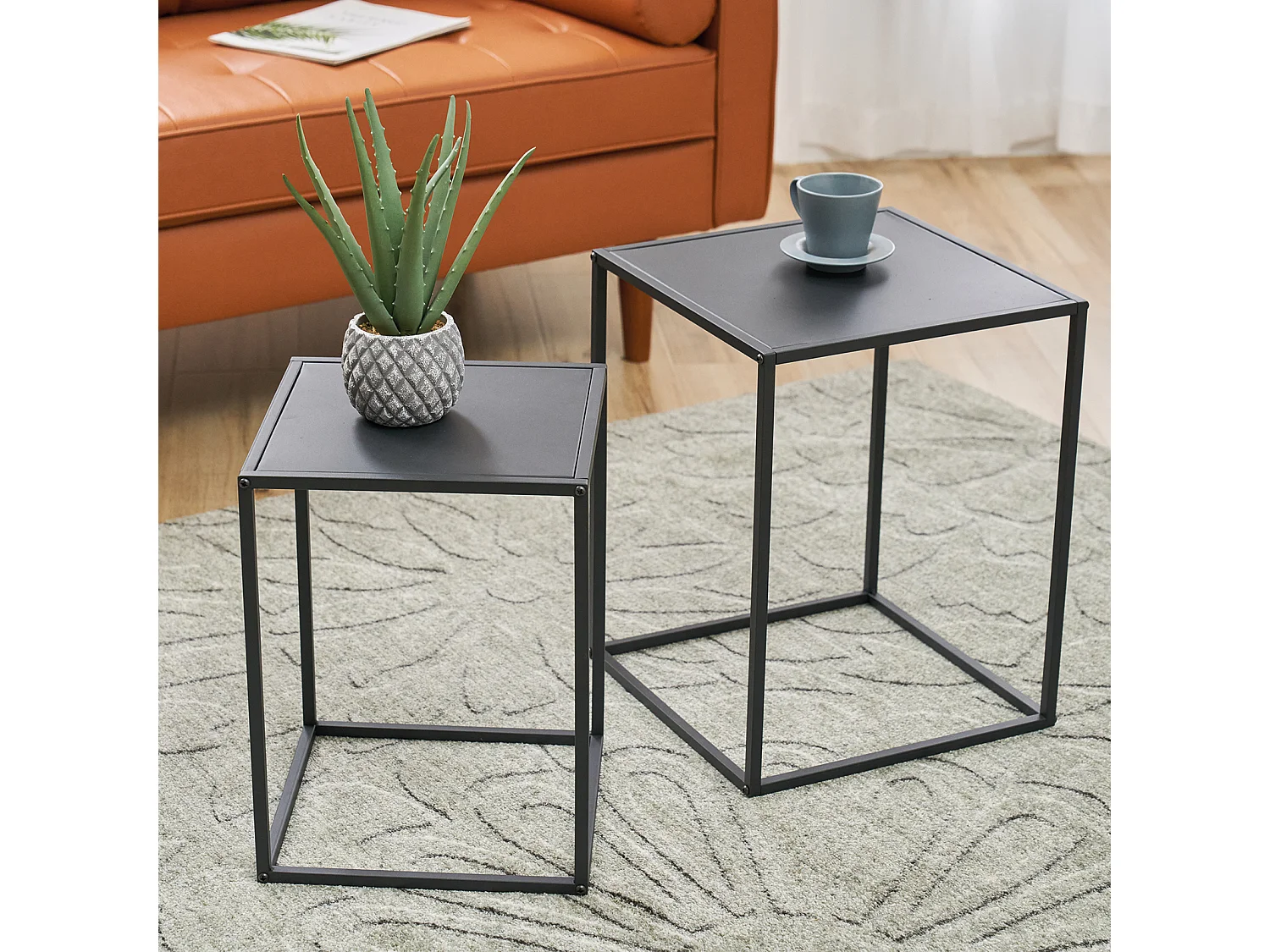 Lot de 2 tables basses THEMI