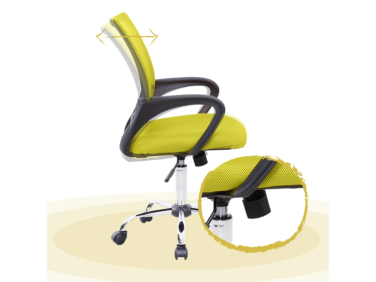 Chaise de bureau Enfants Adolescents