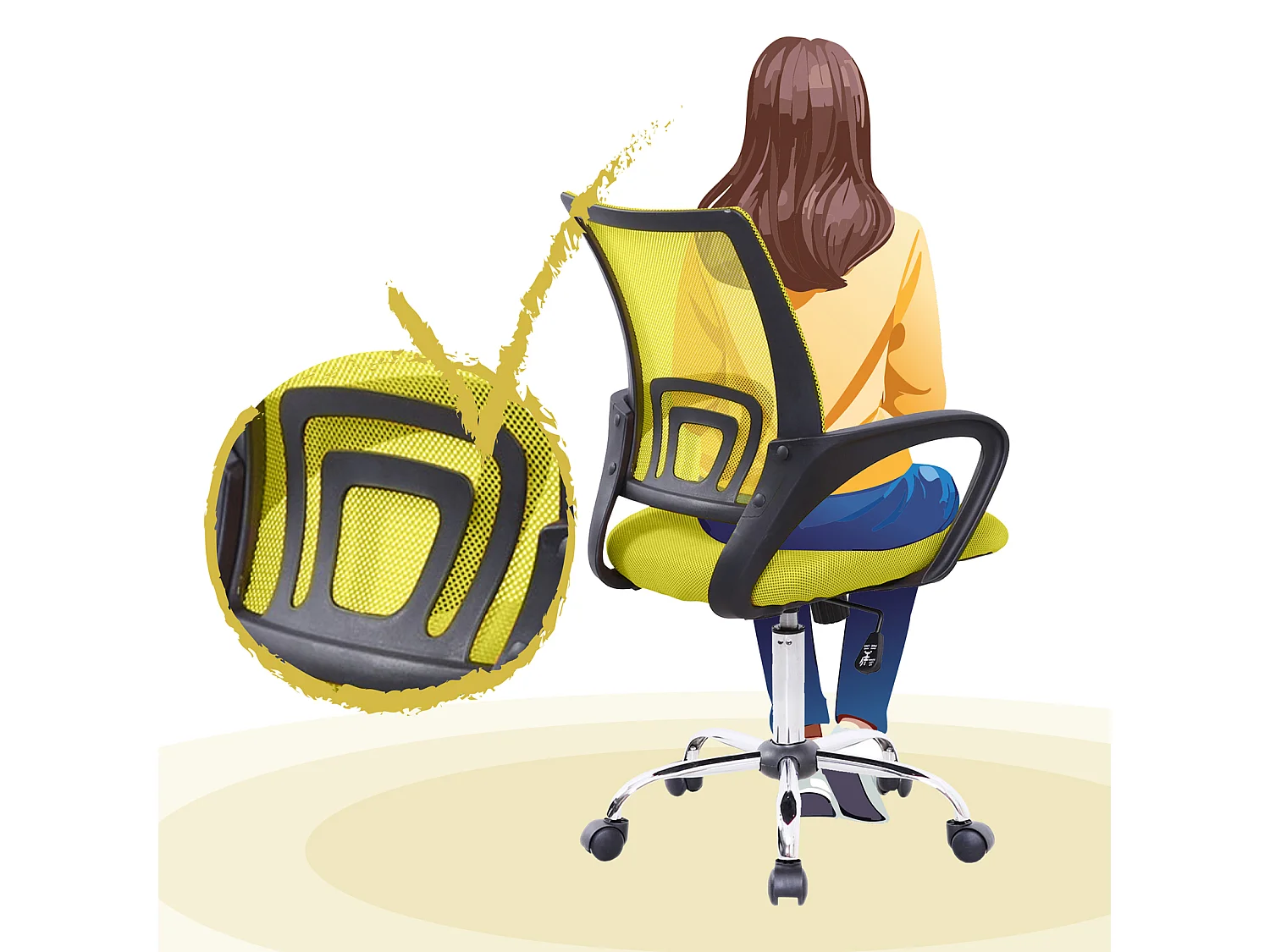 Chaise de bureau Enfants Adolescents