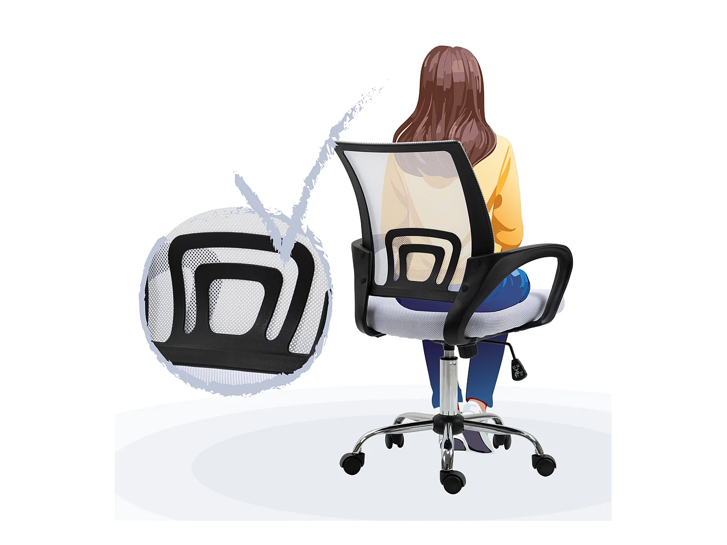 Chaise de bureau Enfants Adolescents