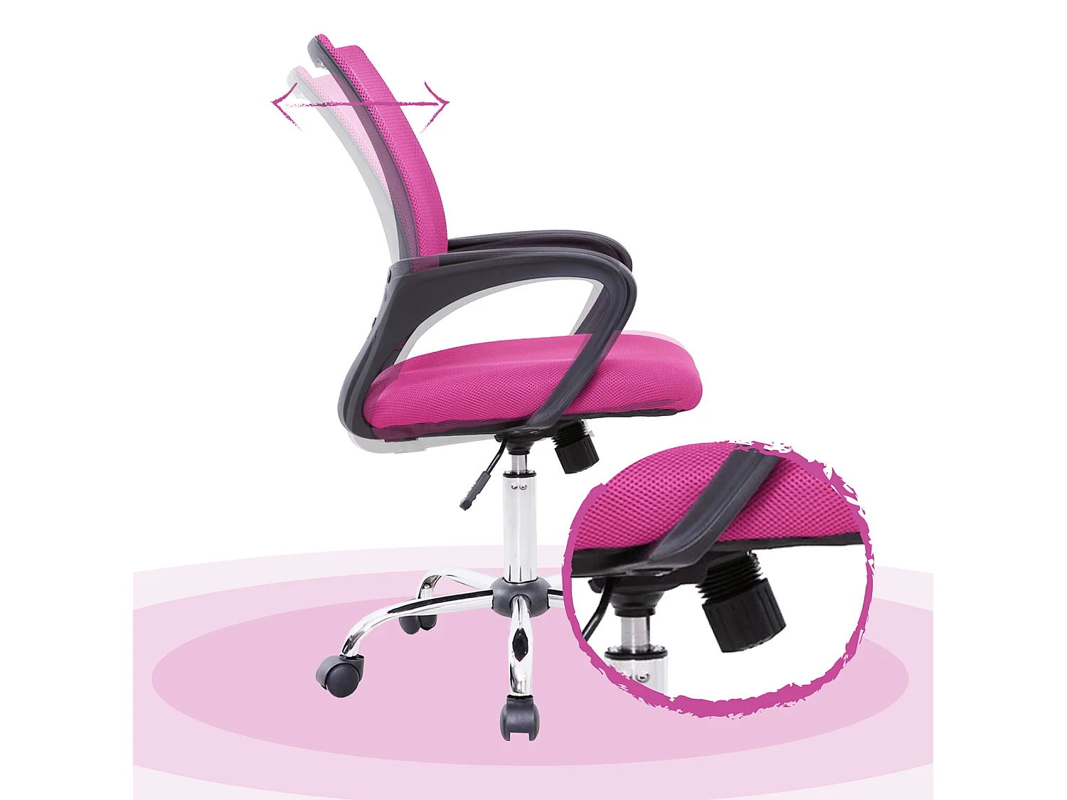 Chaise de bureau Enfants Adolescents