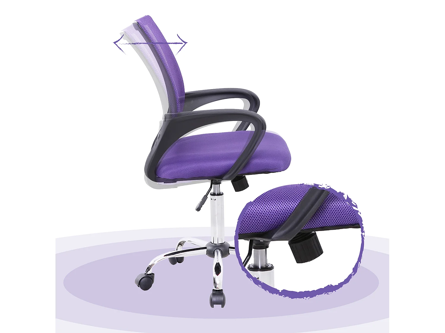 Chaise de bureau Enfants Adolescents