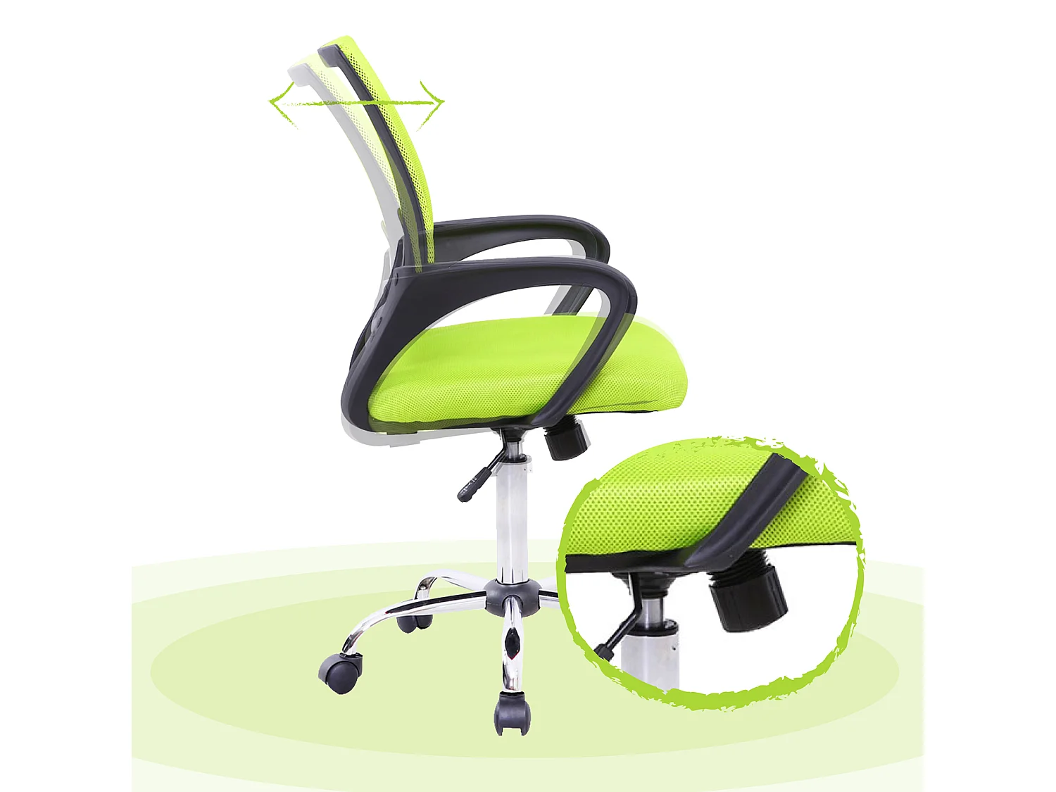 Chaise de bureau Enfants Adolescents