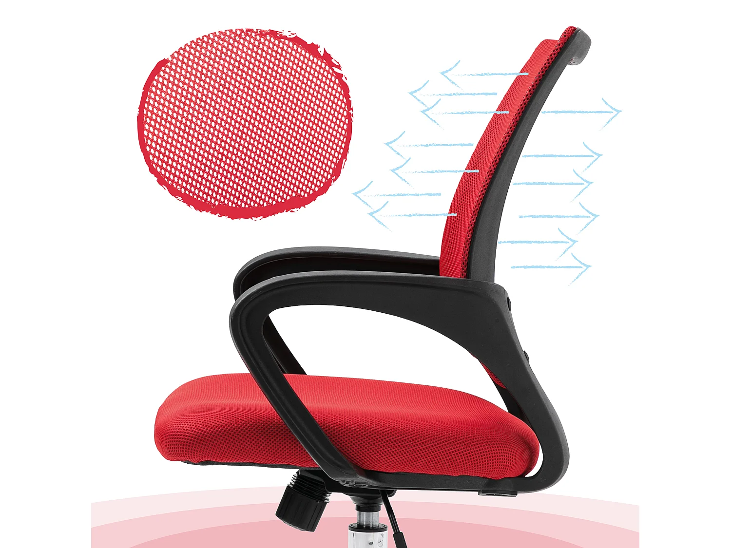 Chaise de bureau Enfants Adolescents