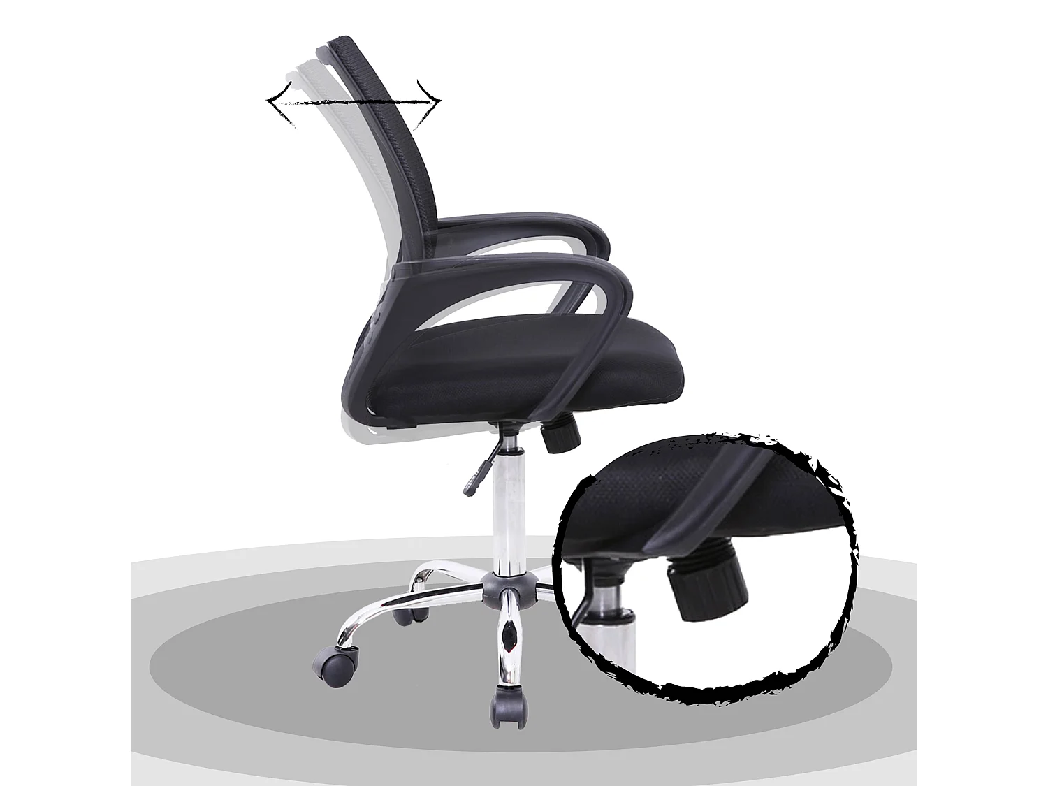 Chaise de bureau Enfants Adolescents