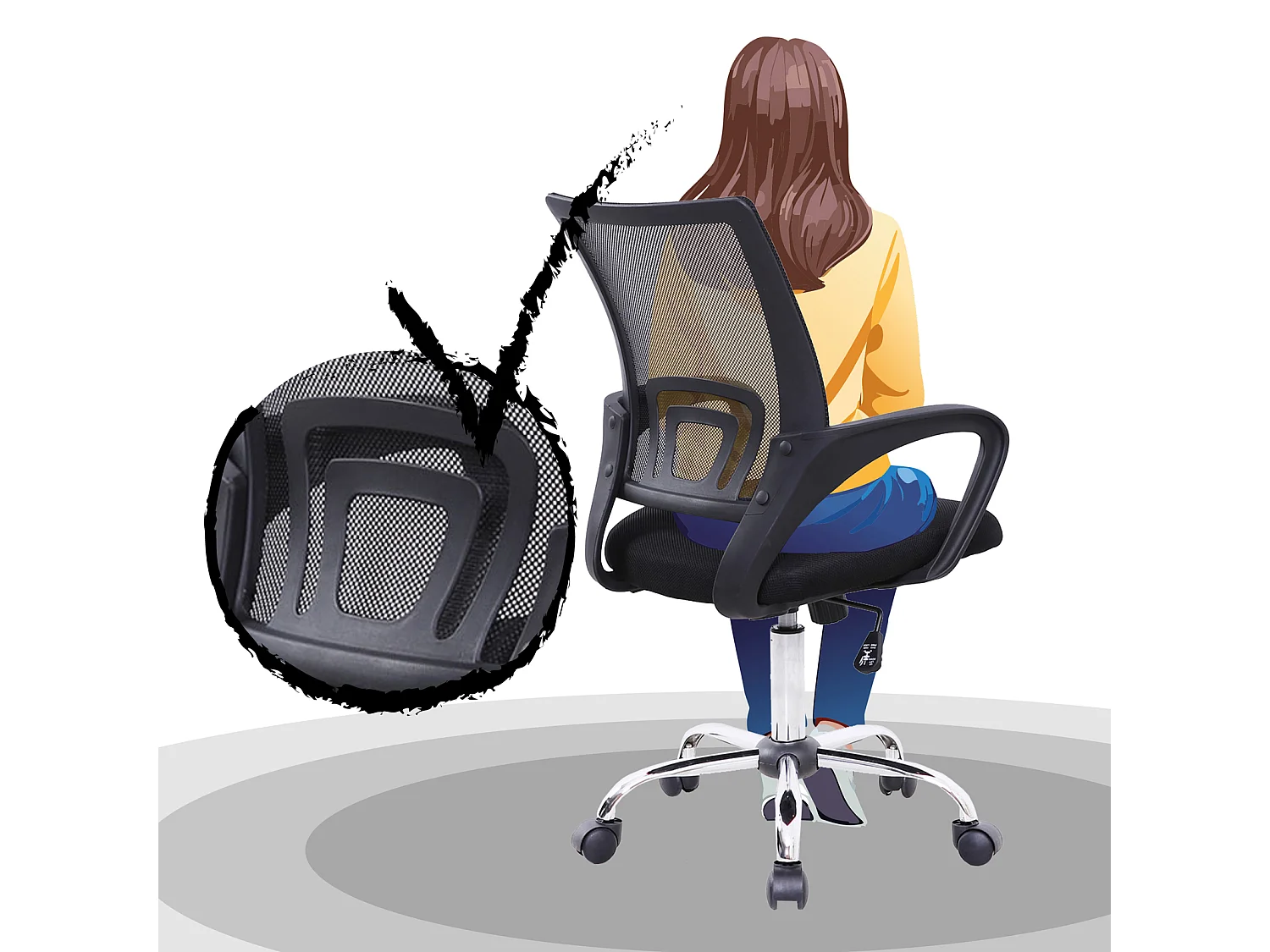 Chaise de bureau Enfants Adolescents