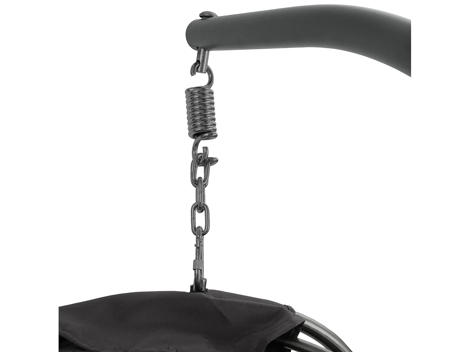 Chaise suspendue avec support pliable