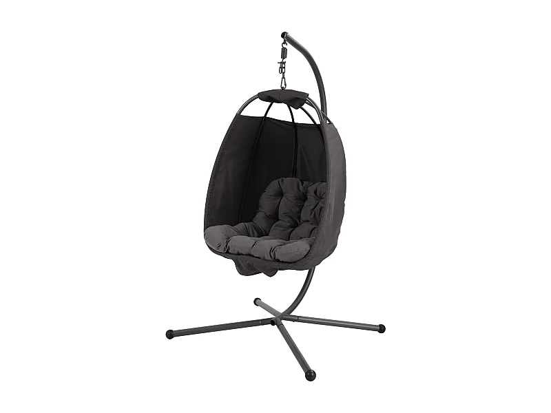 Chaise suspendue avec support pliable