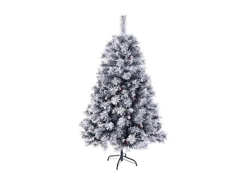 Arbre de Noël artificiel neige PVC 150 cm