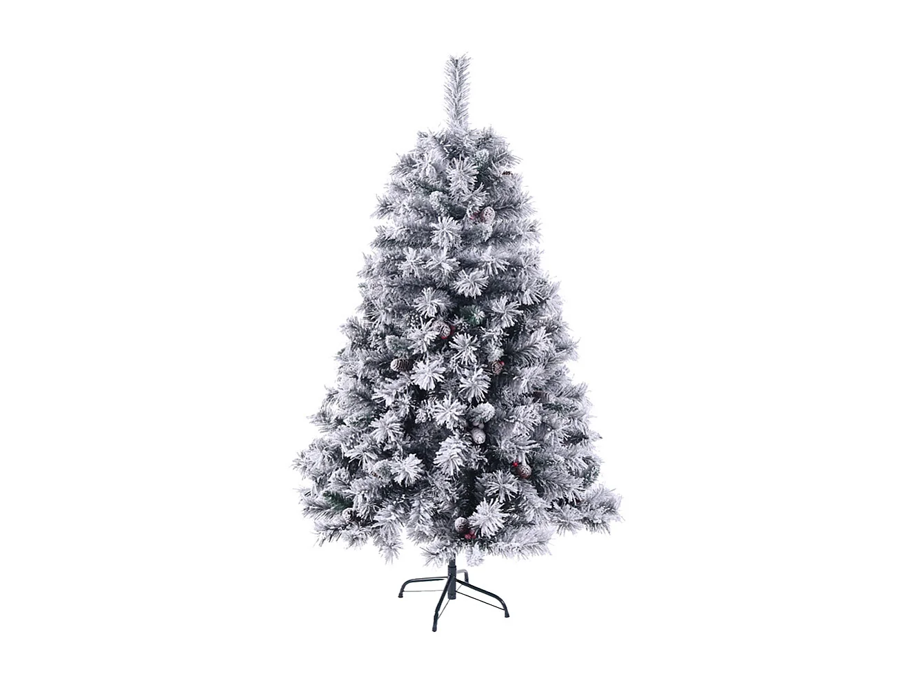 Arbre de Noël artificiel neige PVC 150 cm