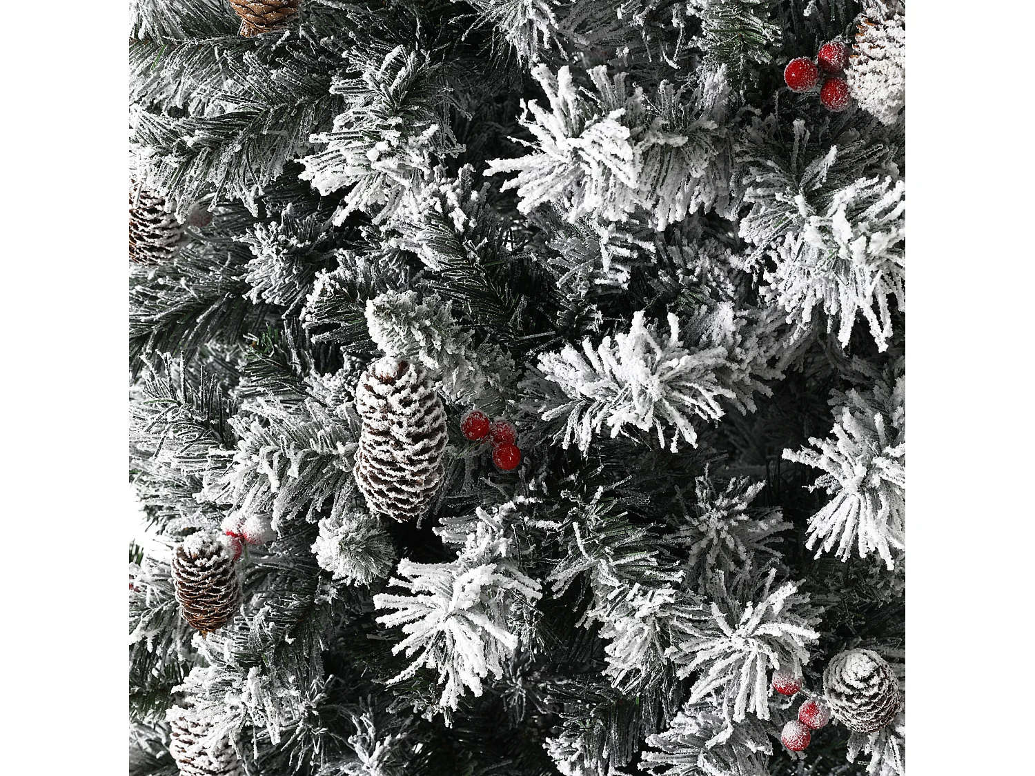 Arbre de Noël artificiel neige PVC 150 cm