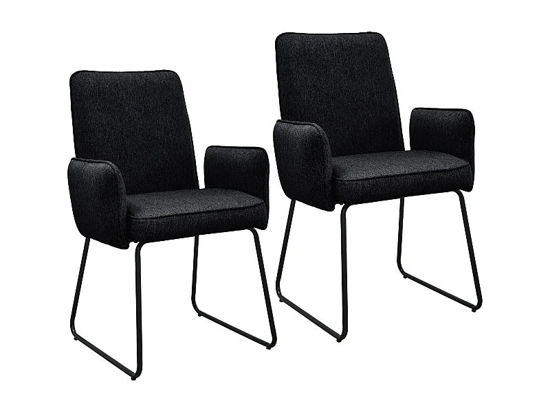 Lot de 2 chaises de salle à manger