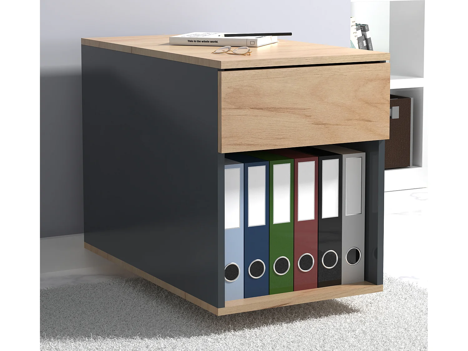 Rollcontainer Bürocontainer Dalosa 1 Schublade