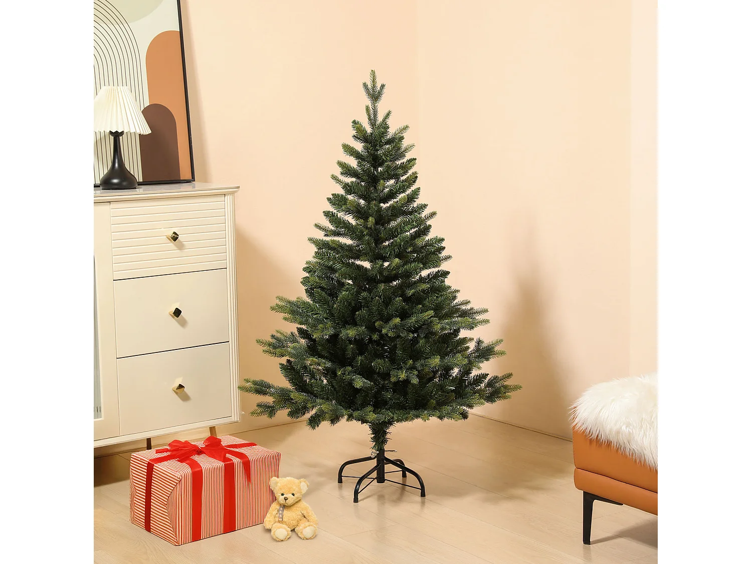 Arbre de Noël artificiel PE PVC 150 cm