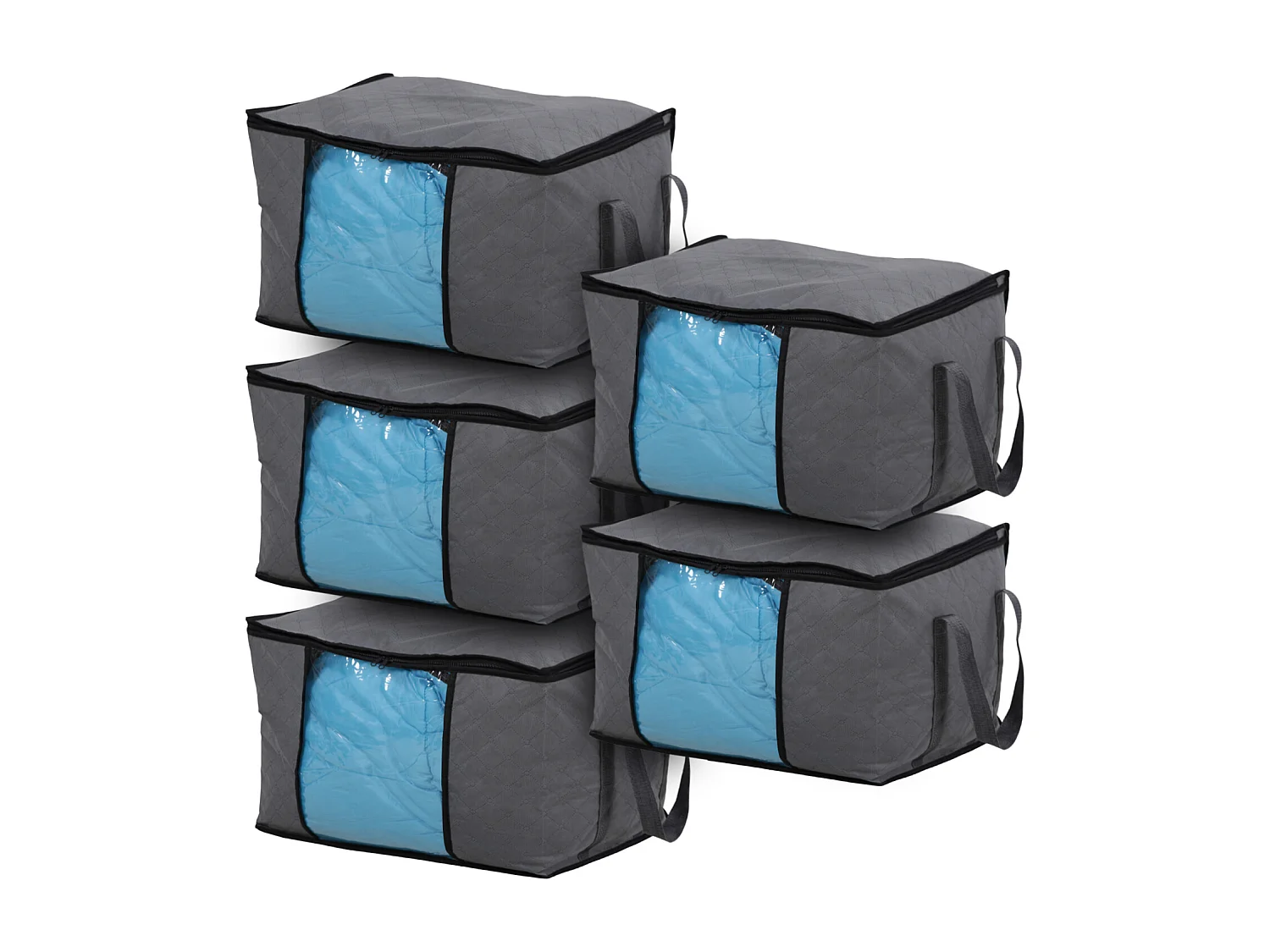 Set de 5 sacs de rangement L