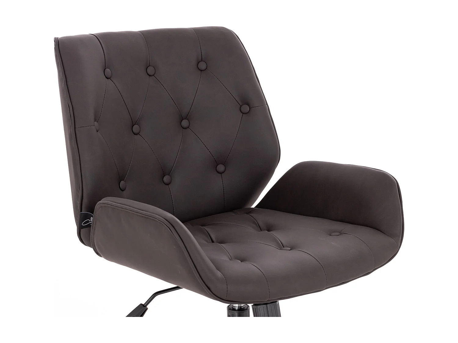 Chaise de bureau design vintage similicuir