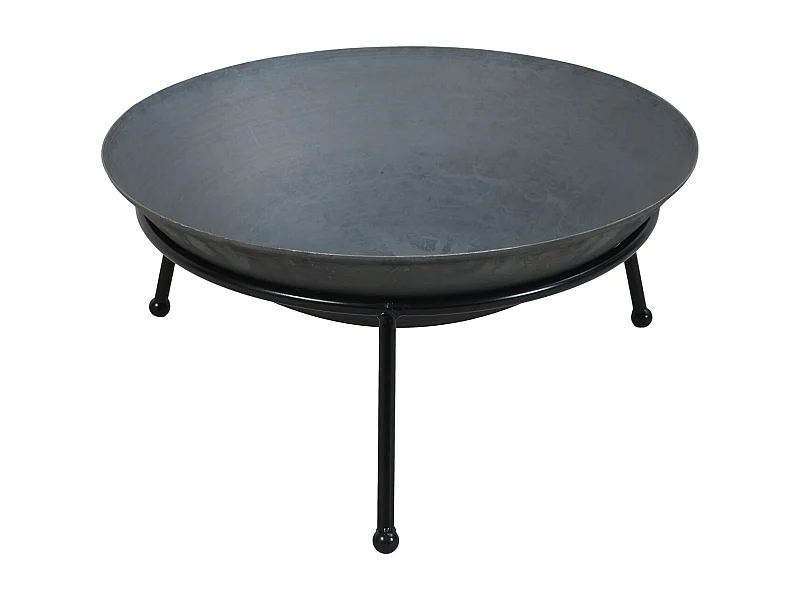 Bol à feu rond tripode