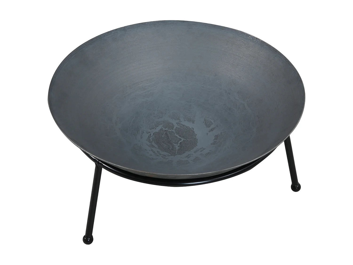 Bol à feu rond tripode