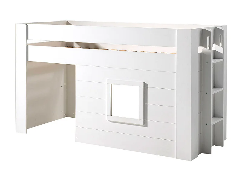 Lit Mezzanine NOAH LB005 96x214x120 Blanc