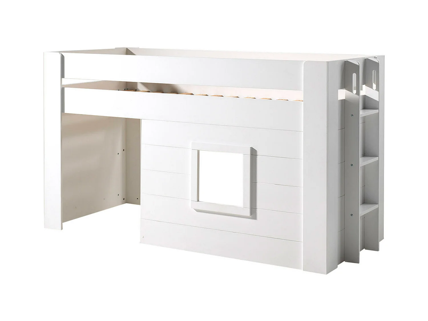 Lit Mezzanine NOAH LB005 96x214x120 Blanc