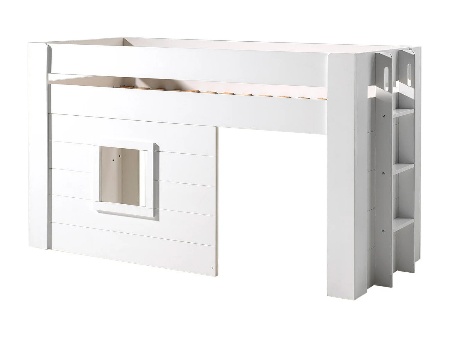 Lit Mezzanine NOAH LB005 96x214x120 Blanc