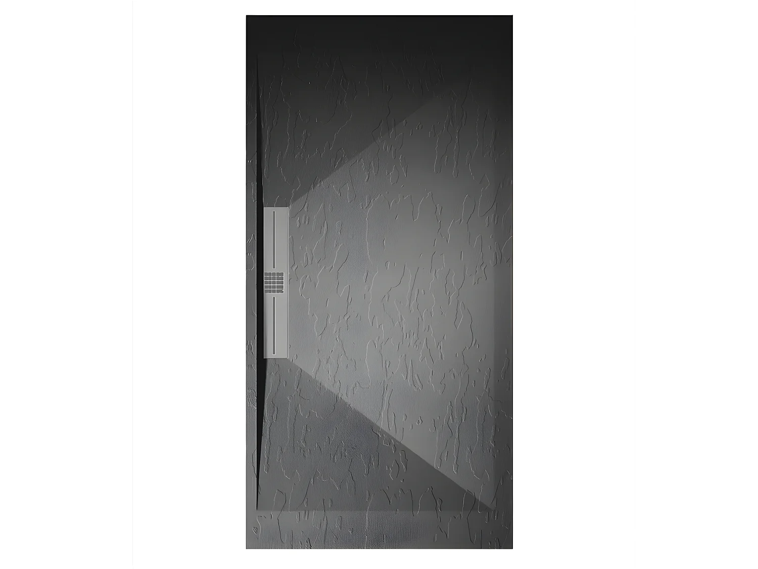 Plato de ducha pizarra EDIS ANTRACITA  70x210 cm rejilla color