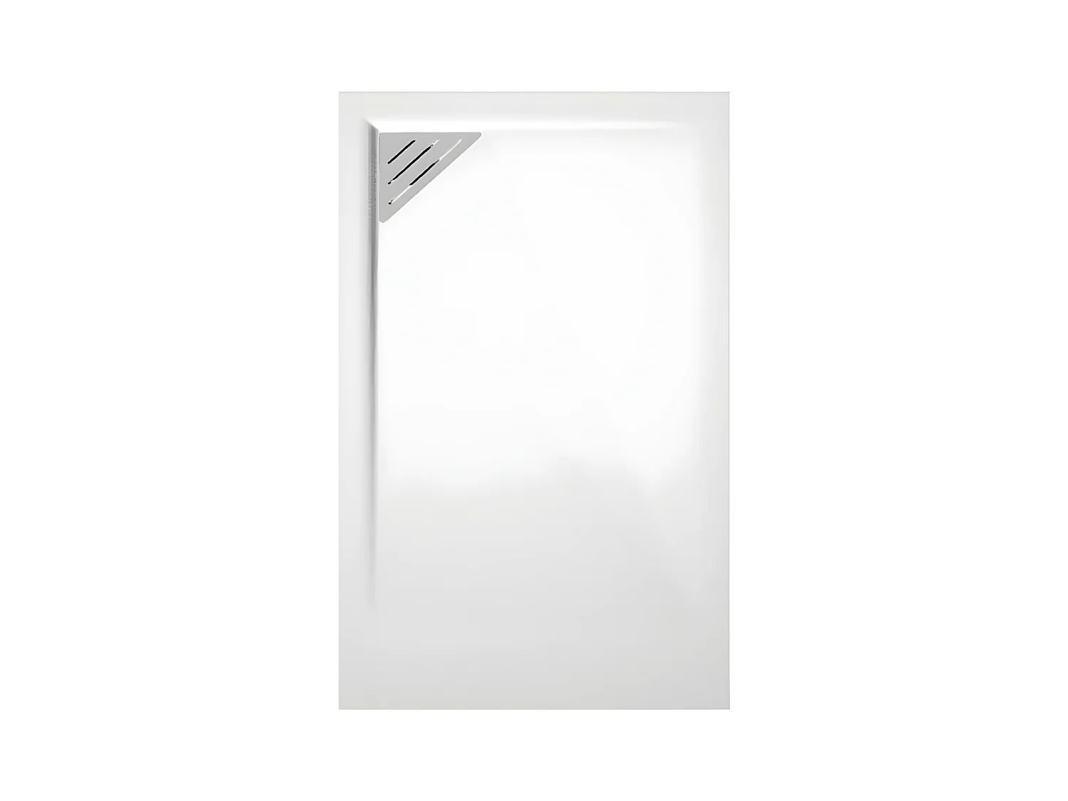 Mineralguss-Duschwanne extra flach TRINITY in WEIß 70x210 cm