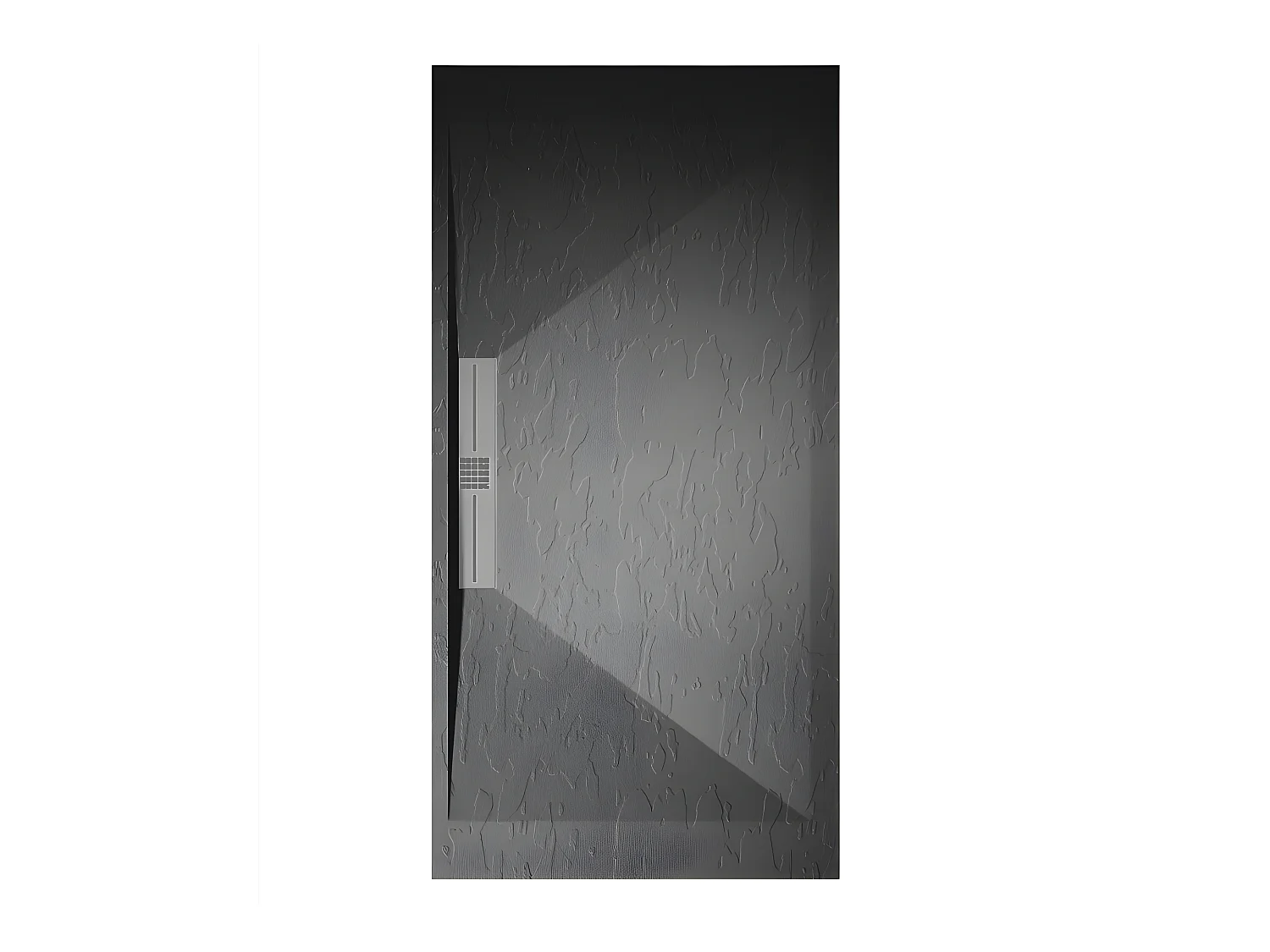 Plato de ducha pizarra EDIS ANTRACITA  80x140 cm rejilla color