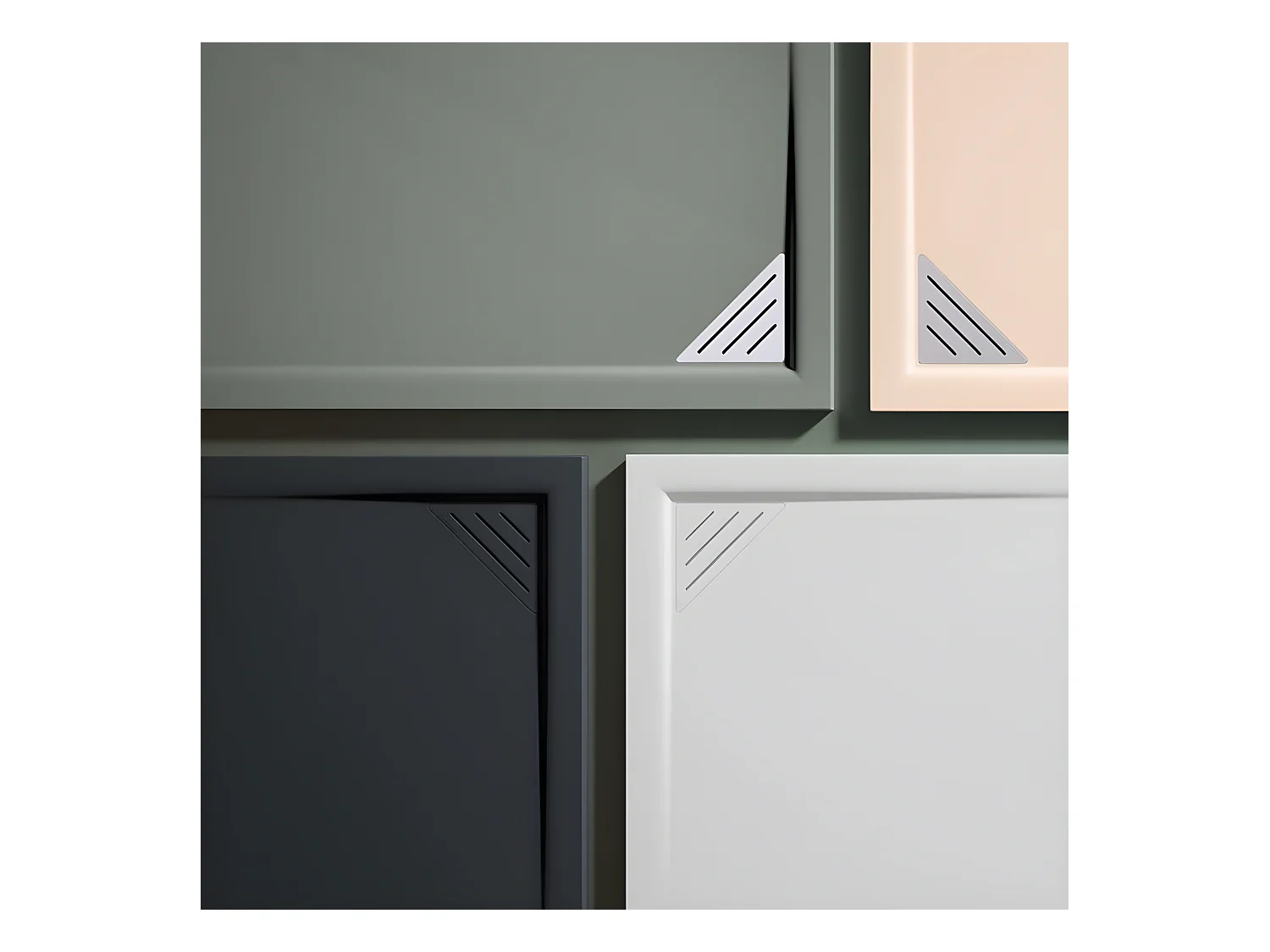 Plato de ducha resina TRINITY NEGRO  90x210 cm Rejilla Derecha